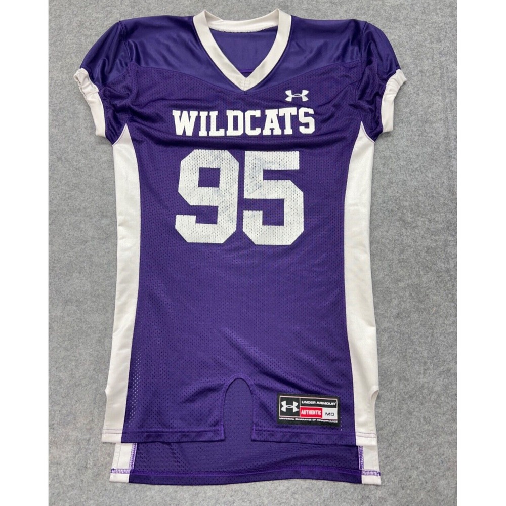 Under Armour Kansas State Wildcats Game Worn Jersey Men's Medium Purple
